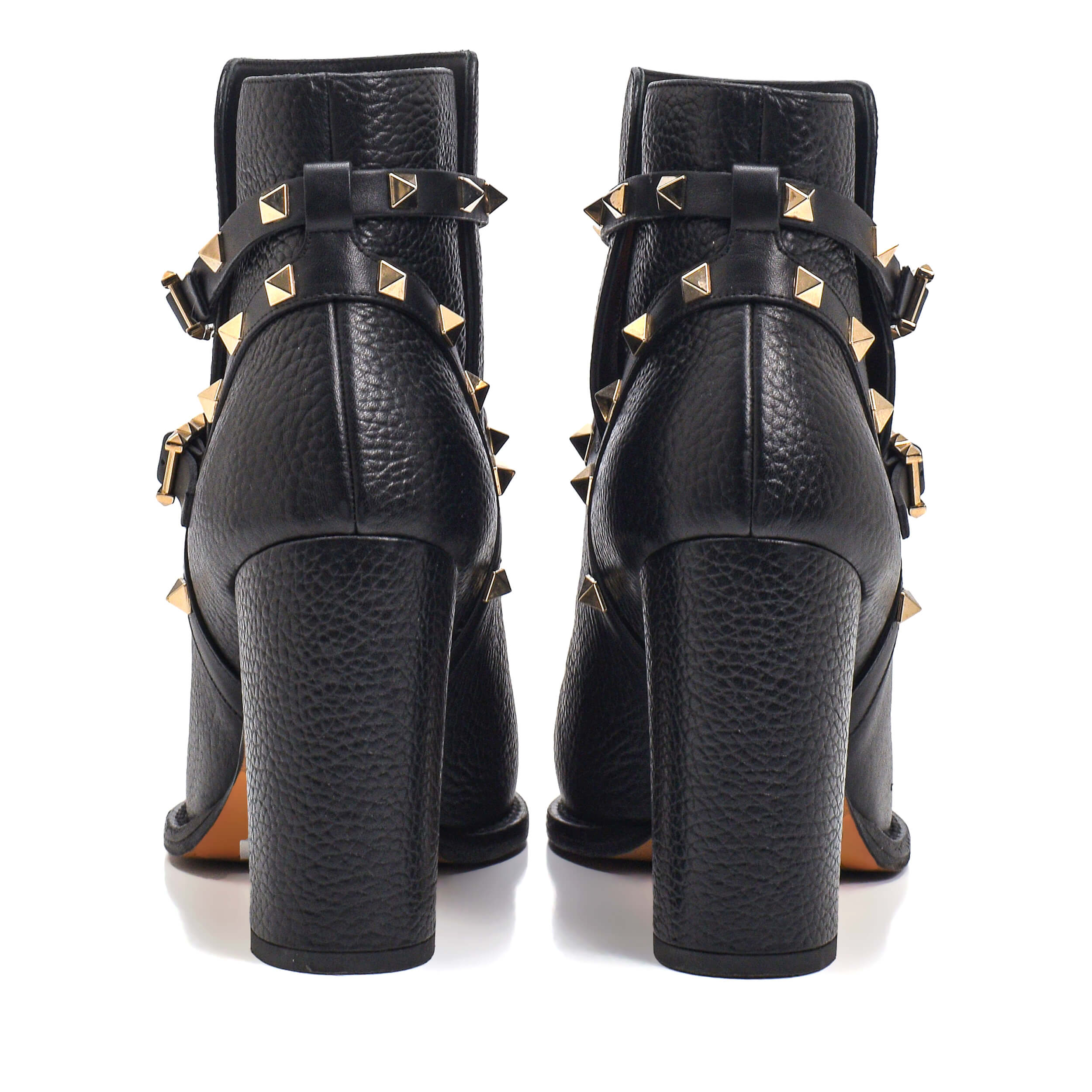 Valentino - Black Rockstud Bootie 